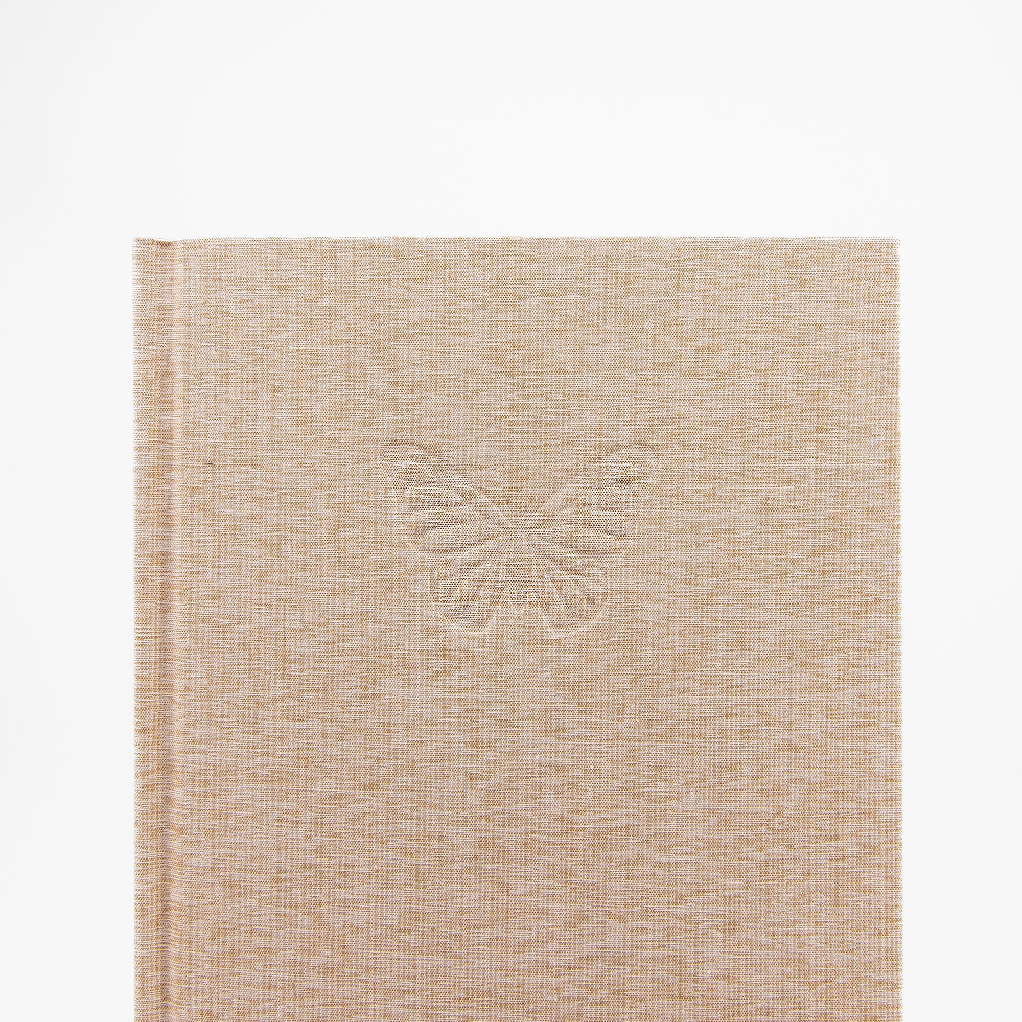 Butterfly imprint tan journal for moms.