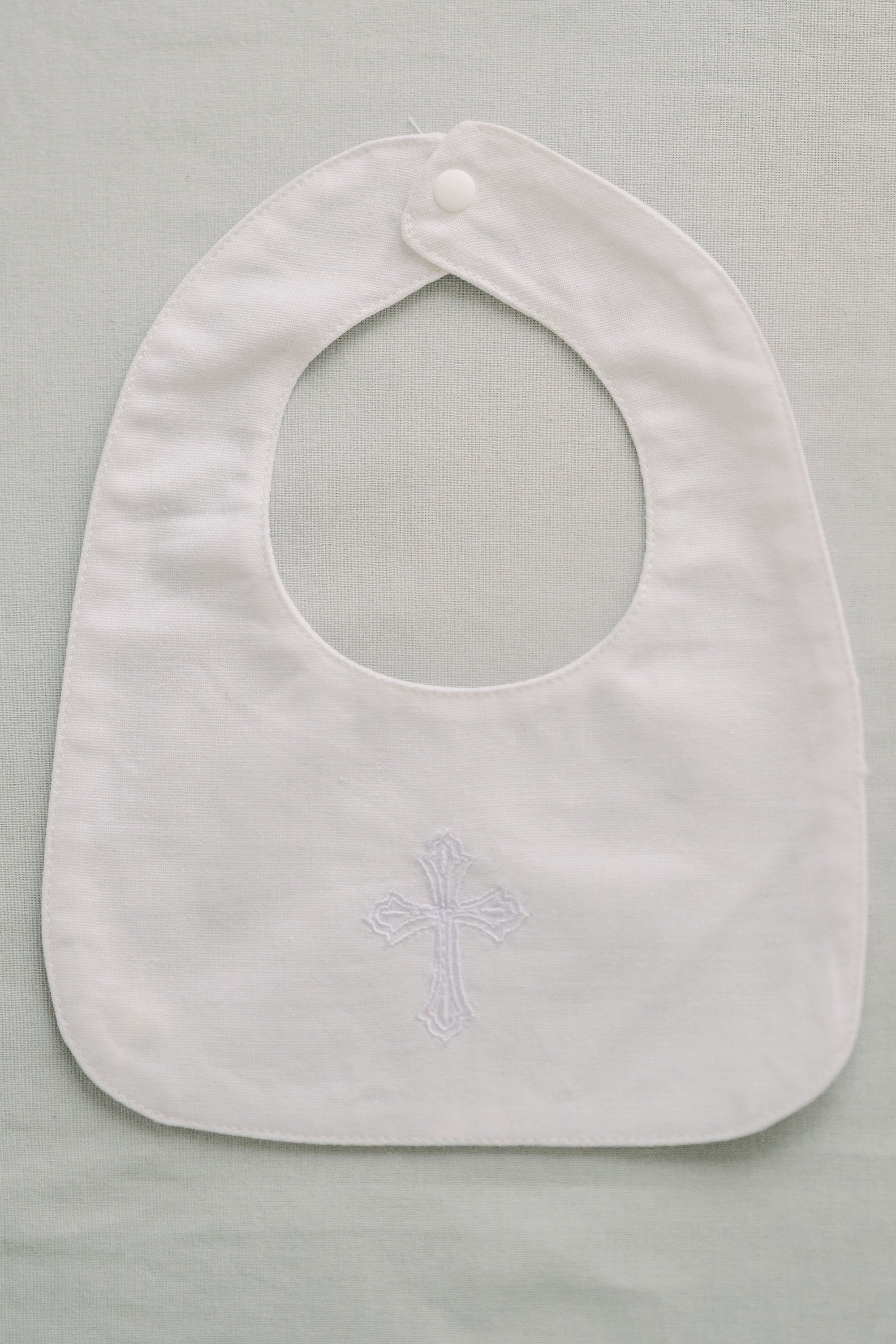 Embroidered Cross Bib