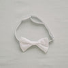 Carter White Bow Tie