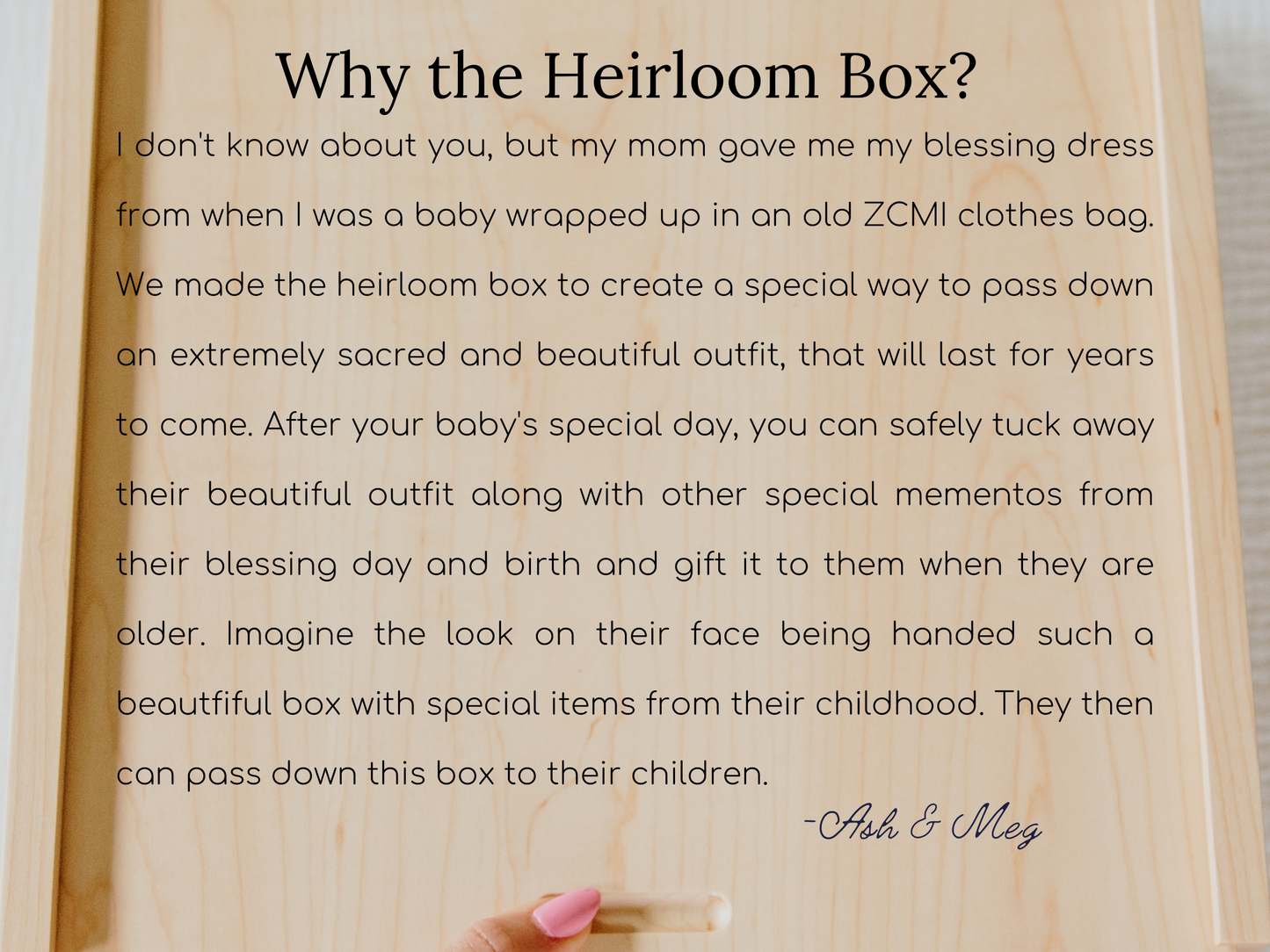 Heirloom Wooden Box