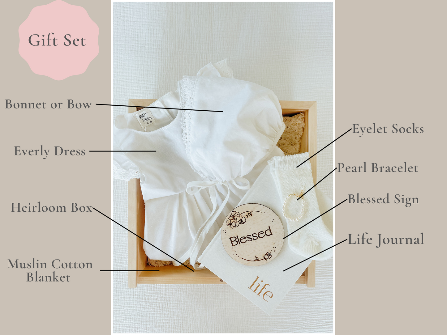 Everly Wooden Box Gift Set