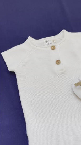The Jackson White blessing/baptism/christening baby boy outfit