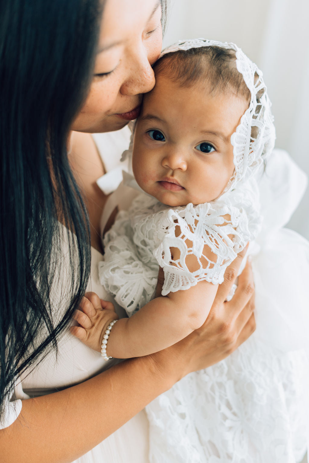 Maely Embroidered Lace Dress- Delicate Baby Girl Attire | Miriia Maely Embroidered Lace Dress- Delicate Baby Girl Attire | Miriia