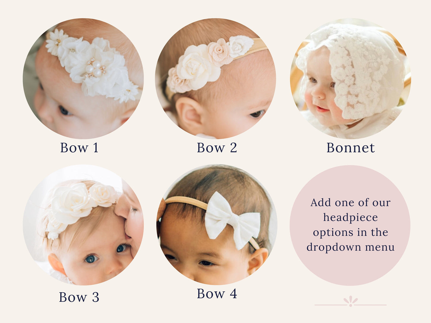 The Eva Jane Gift Set - Blessing/Christening Baptism dress and gift set with headpiece Baby Girl blessing/christening baptism dress
